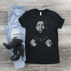 Rhinestone Tchalla T-shirt.